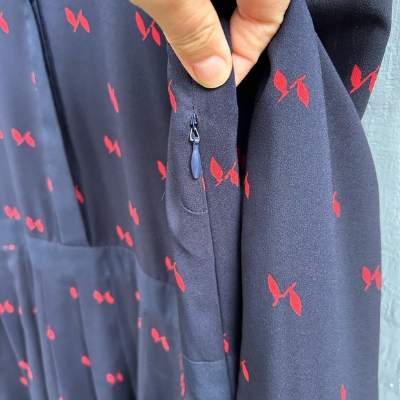 J Crew Pleat Detail Dress, Size 8 - Picture 6 of 11